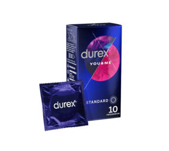 Durex You & Me 10 Préservatifs Lubrifiés Stimulants et Retardants