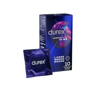 Durex Perfect Gliss Extra Lubrification 10 Préservatifs